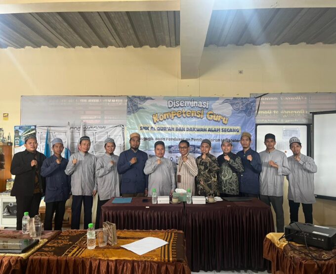 Peningkatan Mutu Pendidikan, SMK Alqur'an Dan Dakwah Alam Secang Gelar Diseminasi Kompetensi Guru